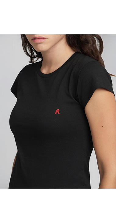 スリムフィット・クルーネックTシャツ 詳細画像 ブラック 6